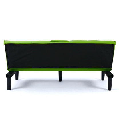 Compact Foldable Sofa Bed and Cup Holder