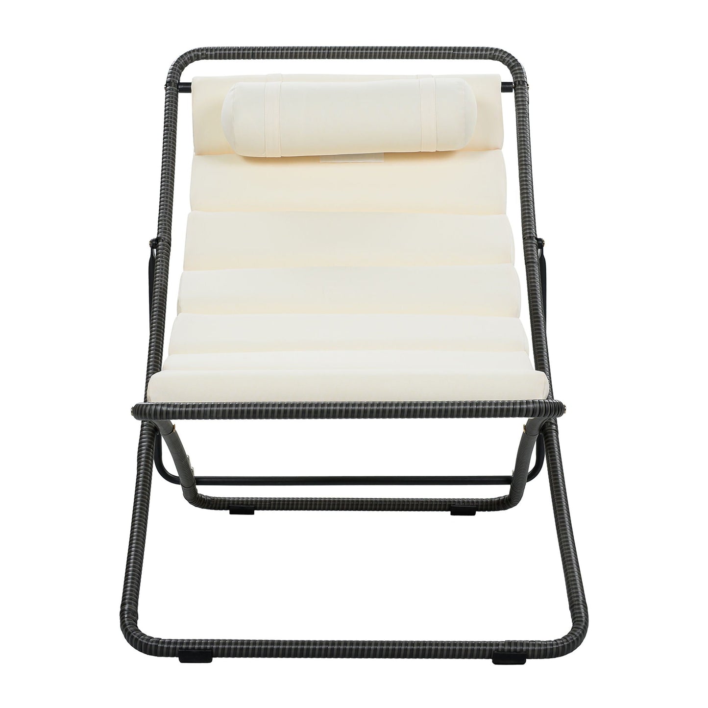 Pair of Outdoor Chairs with Adjustable Backrest