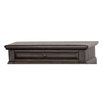 2 Drawer Nightstand With Mahogany Finish