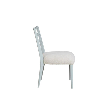 Ladderback Dining Chair Set of Ocean Color Finish