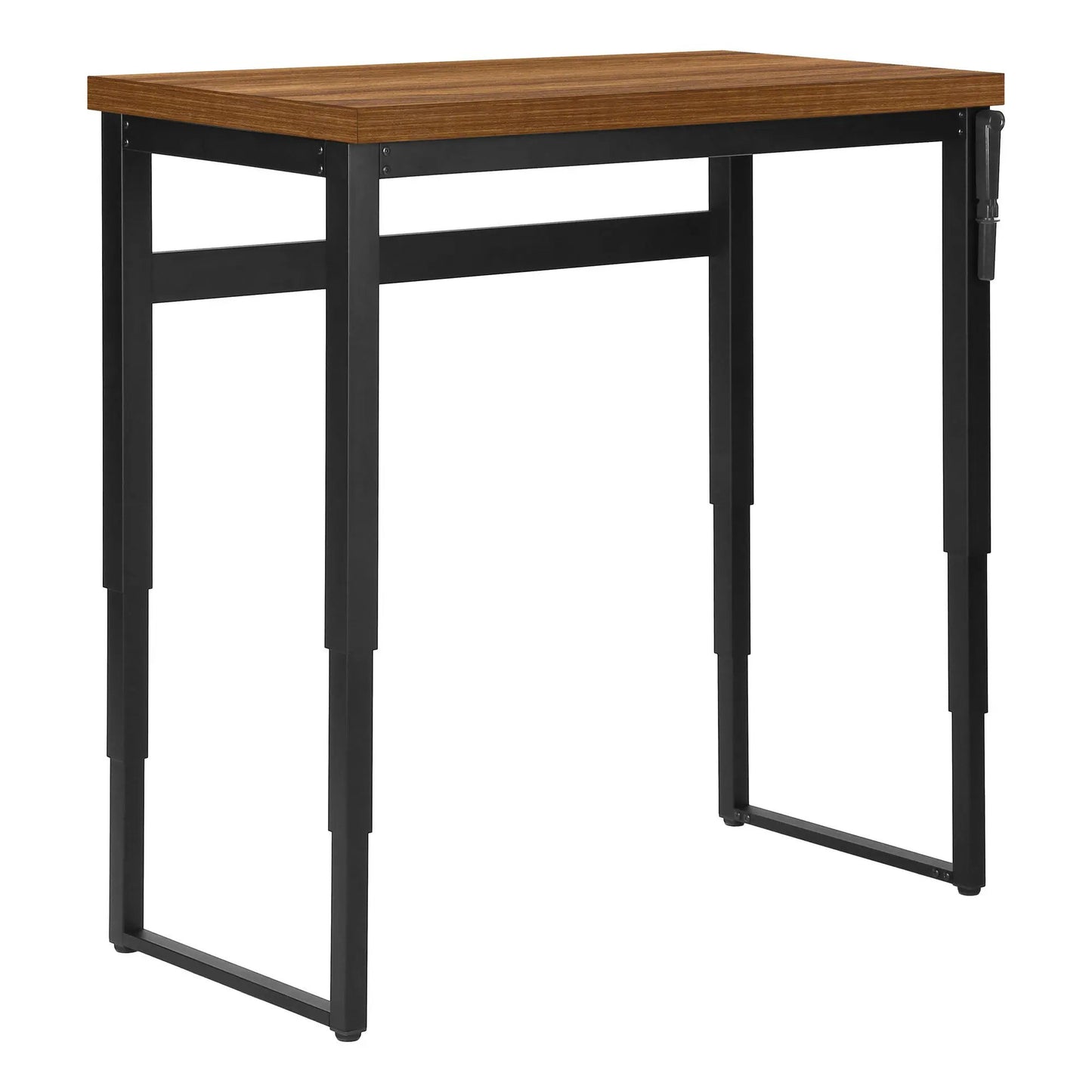 Computer Desk standing adjustable laptop wood top black metal frame Unique Piece Furniture on Tampa Home & Garden Store