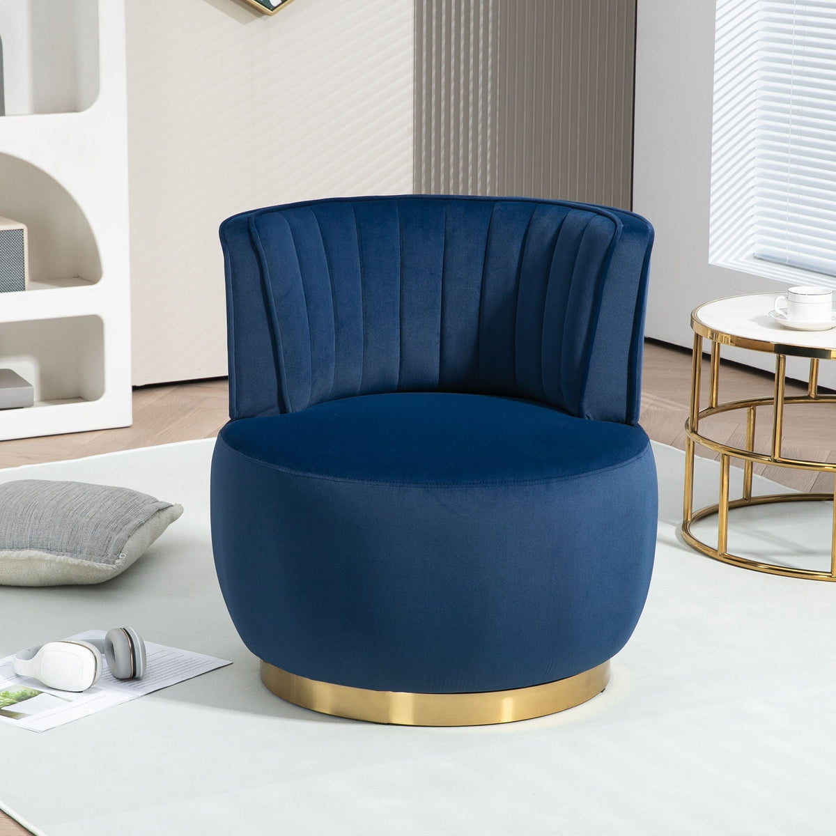 360 Swivel Barrel Sofa Chair and Support Base