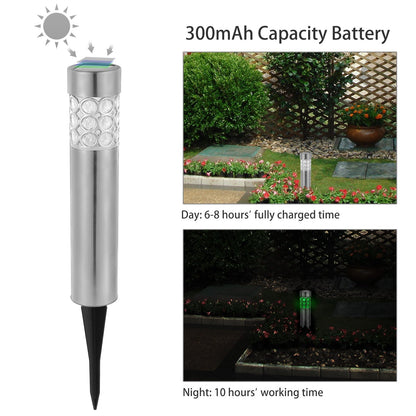 Solarek RGB solar path light 6-pack; stake for landscape decor on Tampa Home & Garden Store