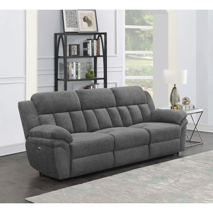 Divine Tufted Reclining Sofa with Memory Foam