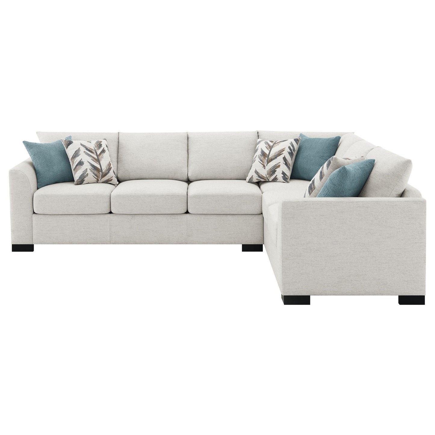 Radison Upholstered Sleeper Sectional Sofa greige with hidden sleeper by HouseOfZazla on Tampa Home & Garden Store