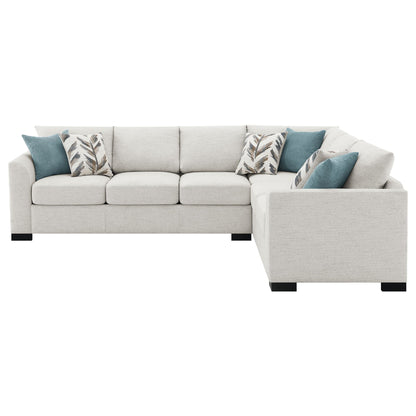 Radison Upholstered Sleeper Sectional Sofa greige with hidden sleeper by HouseOfZazla on Tampa Home & Garden Store