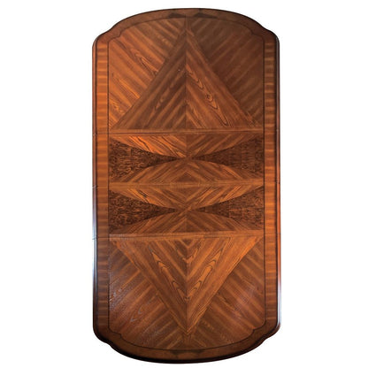 Dresden Elegant Dining Table dark brown wood veneer by HouseOfZazla on Tampa Home & Garden Store