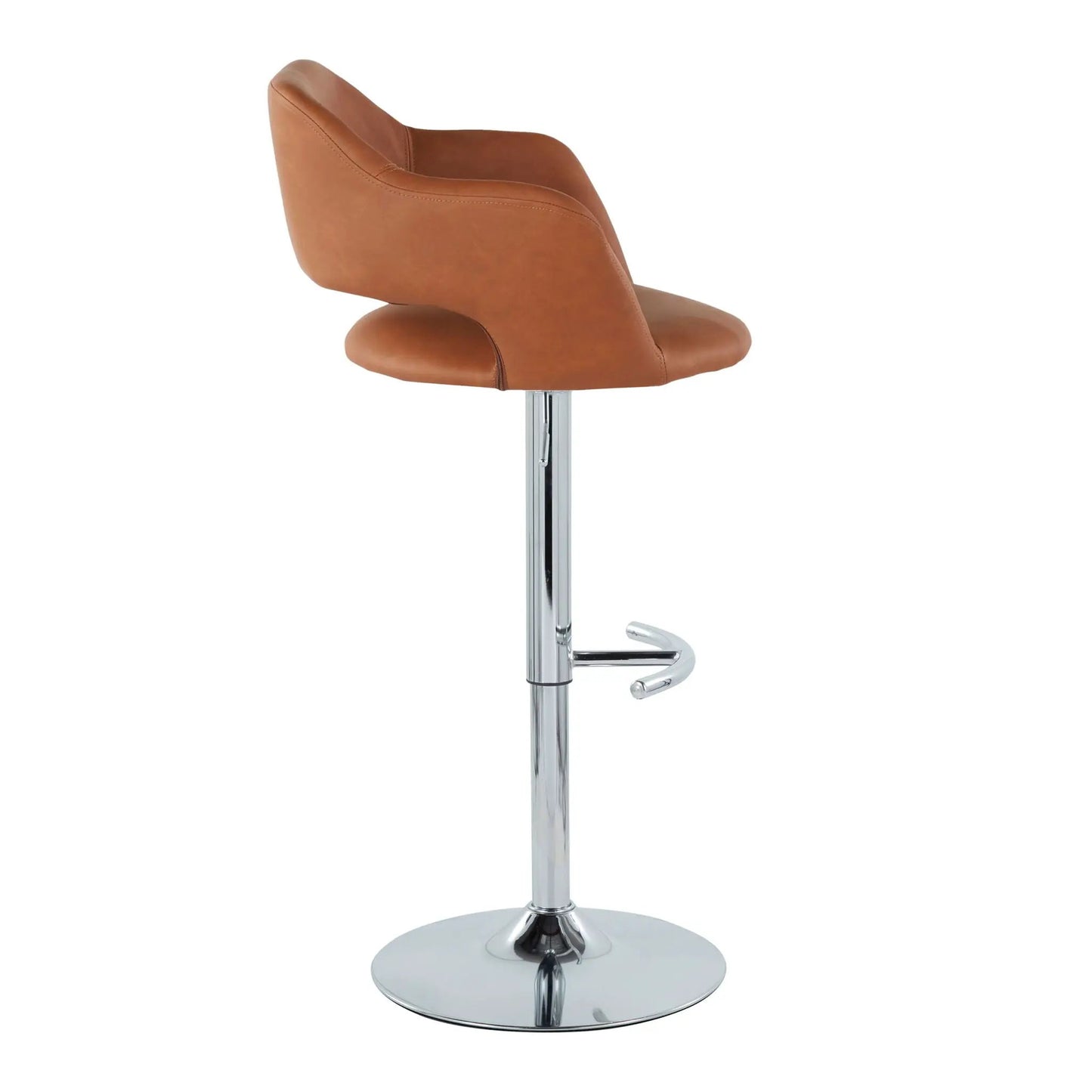 Margarite Contemporary Adjustable Barstool Swivel