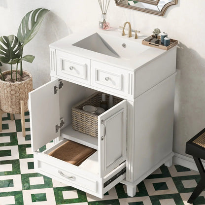 Bathroom Vanity with Sink and Storage Cabinet
