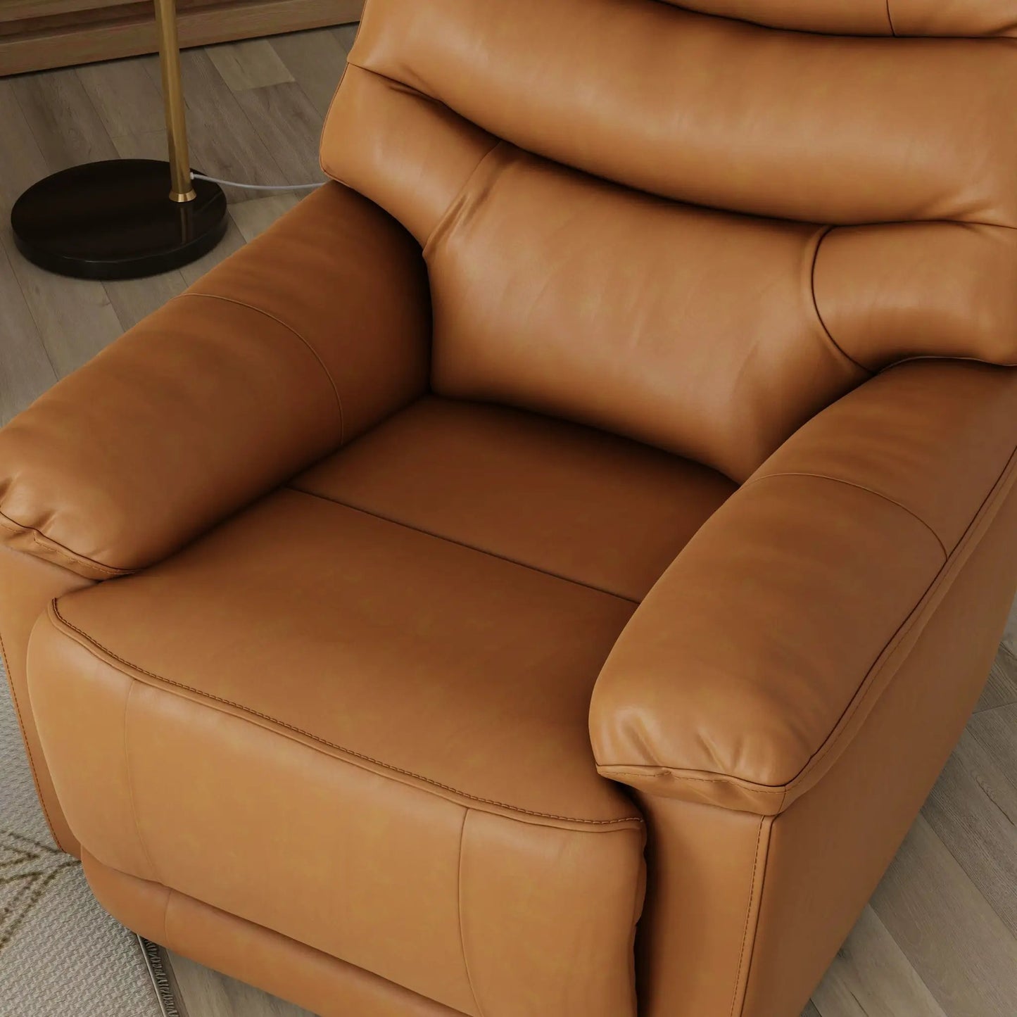 Oslo Antelope Swivel Glider Recliner Footrest