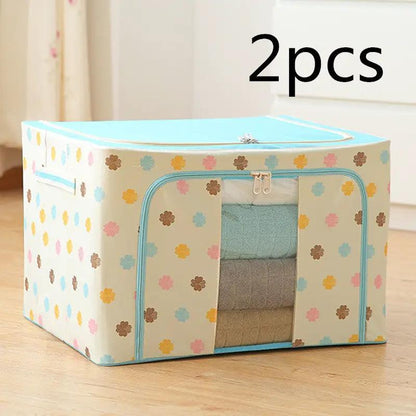 Steel Frame Storage Box With Oxford Cloth Cover