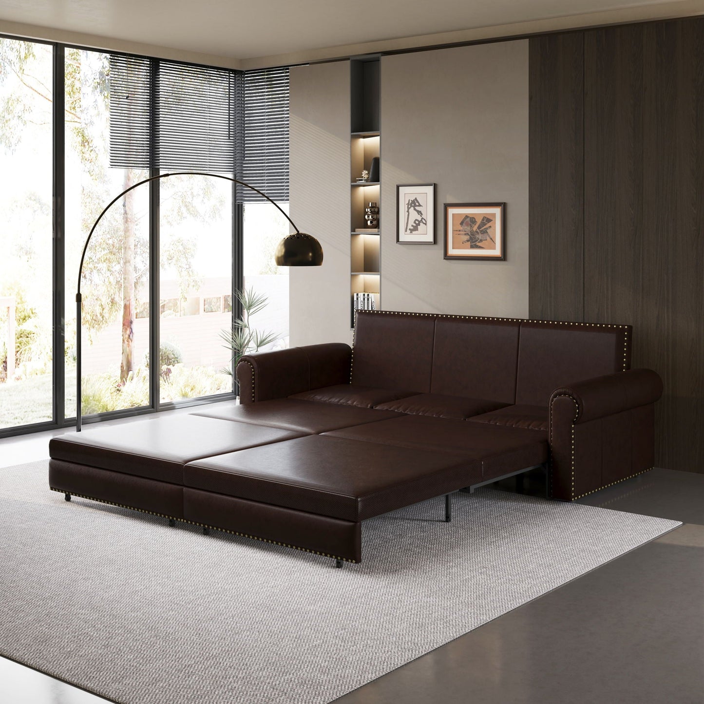 3 In 1 Convertible Sleeper and King Lounger