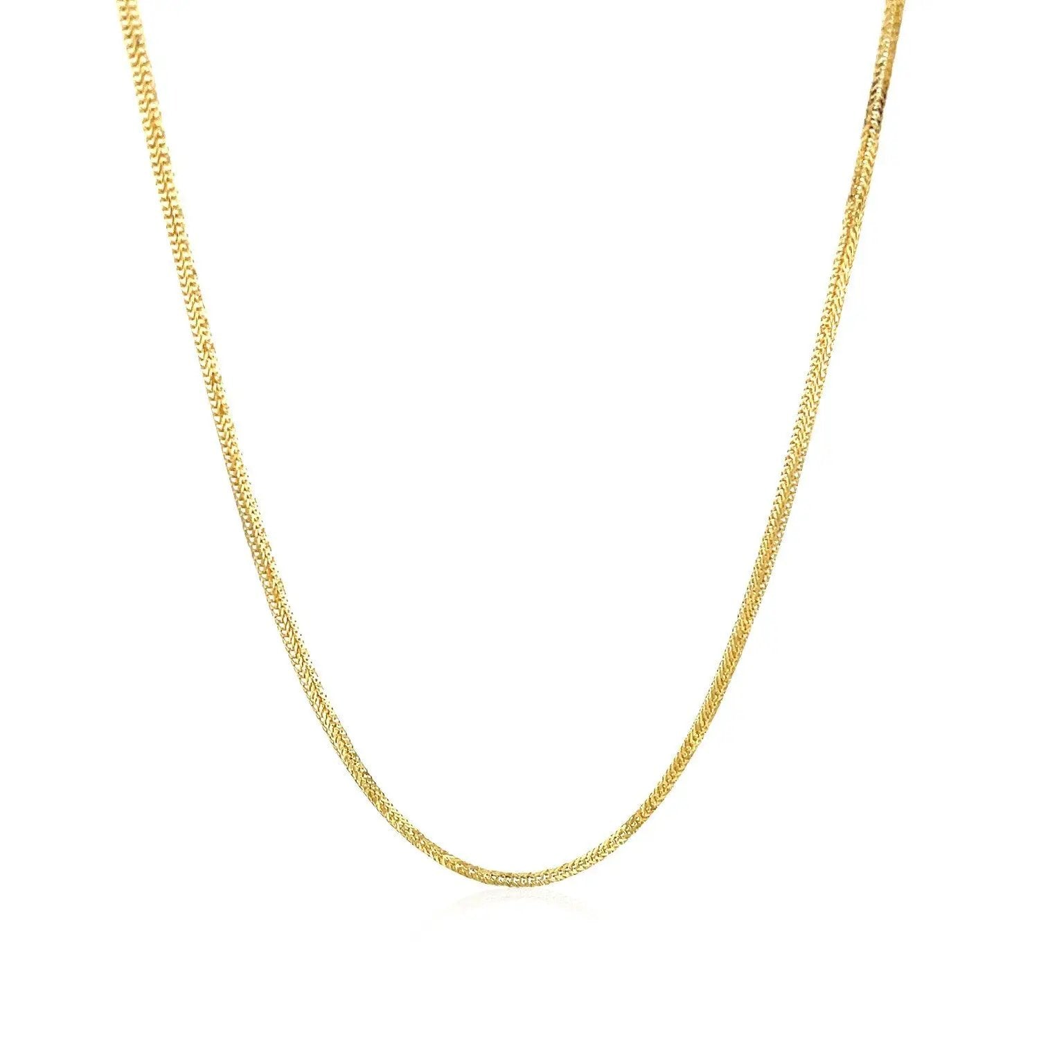 14k yellow gold foxtail chain necklace 1.0mm Bids.com on Tampa Home & Garden Store