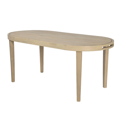 Stylish Acacia Wood Outdoor Dining Set and Chairs