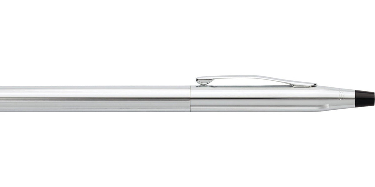A.T. Cross Classic Century lustrous chrome pen with clip, sleek silver finish on Tampa Home & Garden Store