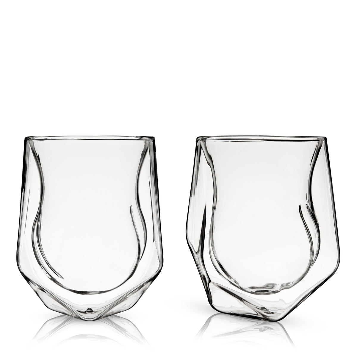 Aerating whiskey taster set of 2 by Viski, stemless cocktail glasses on Tampa Home & Garden Store
