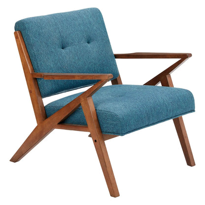 Lounge Chair Tufted Upholstery and Solid Frame