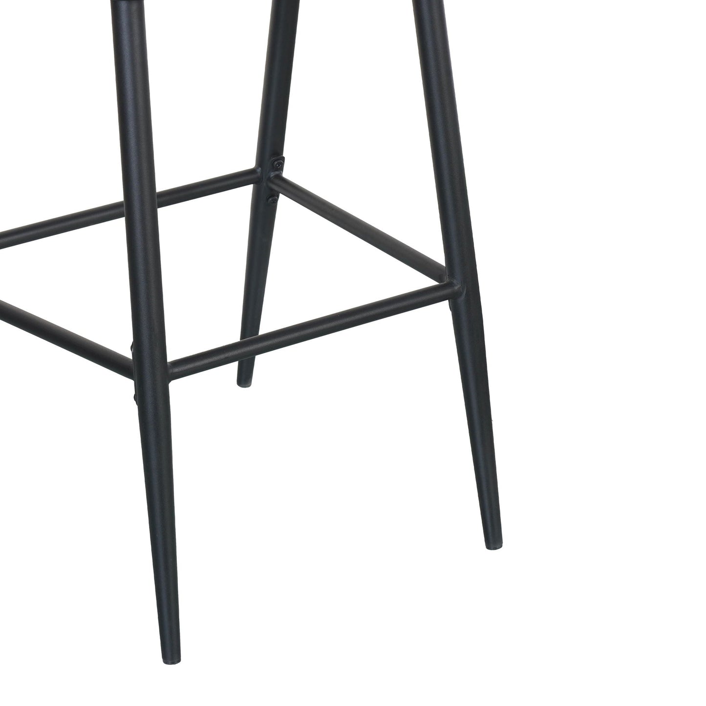 Outdoor Bar Stools With Scallop Cushion And Frame