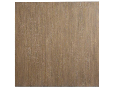 Lansbury square cocktail table top in antique wheat wood grain on Tampa Home & Garden Store