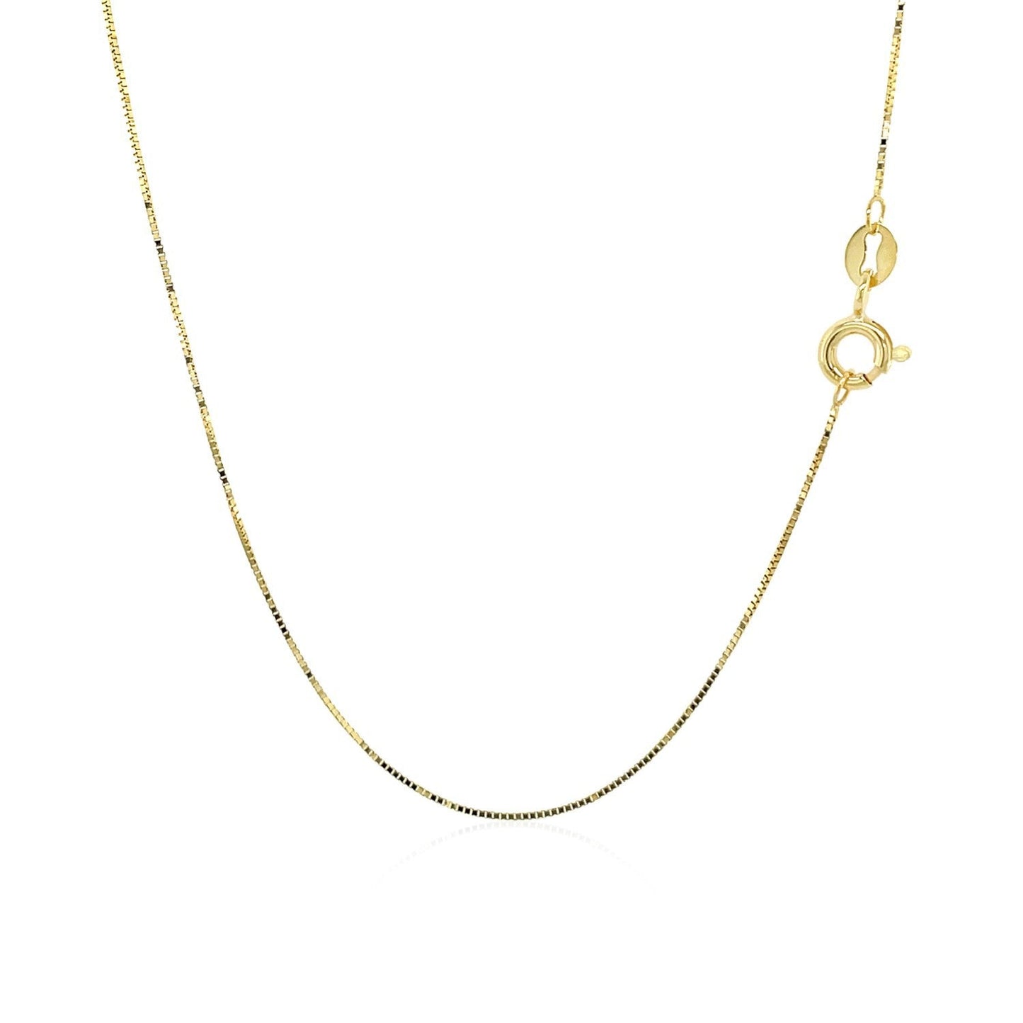 10k Yellow Gold Classic Box Chain Necklace 0.45mm Bids.com on Tampa Home & Garden Store