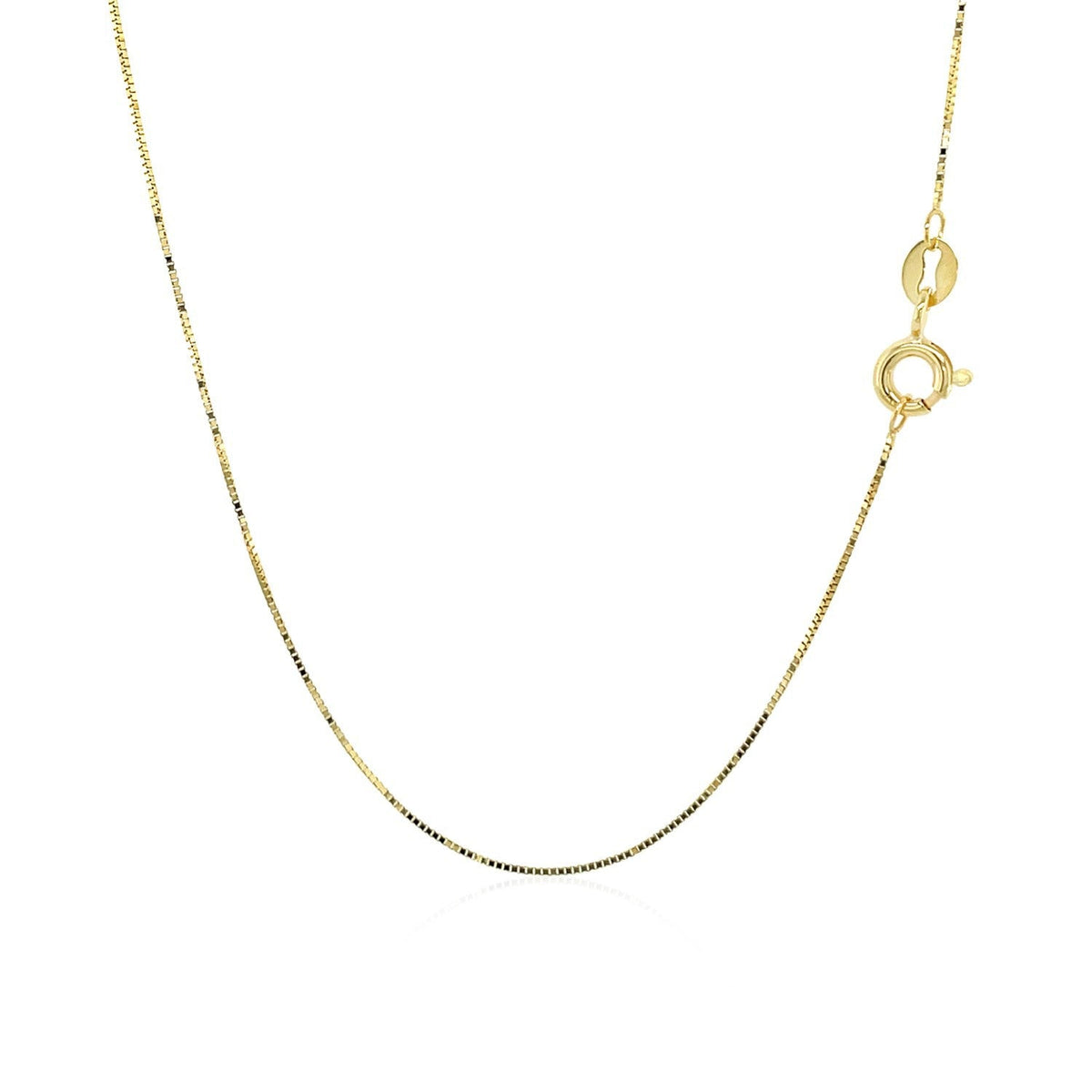 10k Yellow Gold Classic Box Chain Necklace 0.45mm Bids.com on Tampa Home & Garden Store