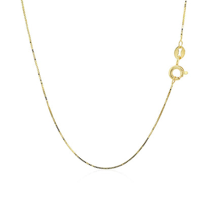 10k Yellow Gold Classic Box Chain Necklace 0.45mm Bids.com on Tampa Home & Garden Store