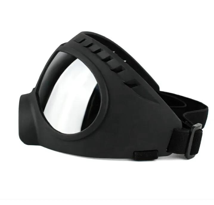 Pet goggles helmet accessory black silicone frame with adjustable strap FLIPSTYLEZLLC on Tampa Home & Garden Store