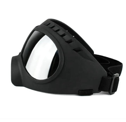 Pet goggles helmet accessory black silicone frame with adjustable strap FLIPSTYLEZLLC on Tampa Home & Garden Store