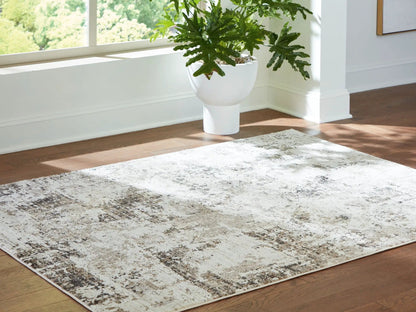 Barricland Rug, Abstract Multicolor Area Rug