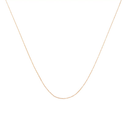 Solid 10K yellow gold rope chain necklace 0.5mm unisex 18in Bids.com on Tampa Home & Garden Store