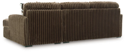 Midnight Madness Sectional and Jumbo Corduroy