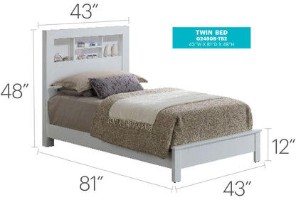 Stylish and Transitional Wooden Bed Frame