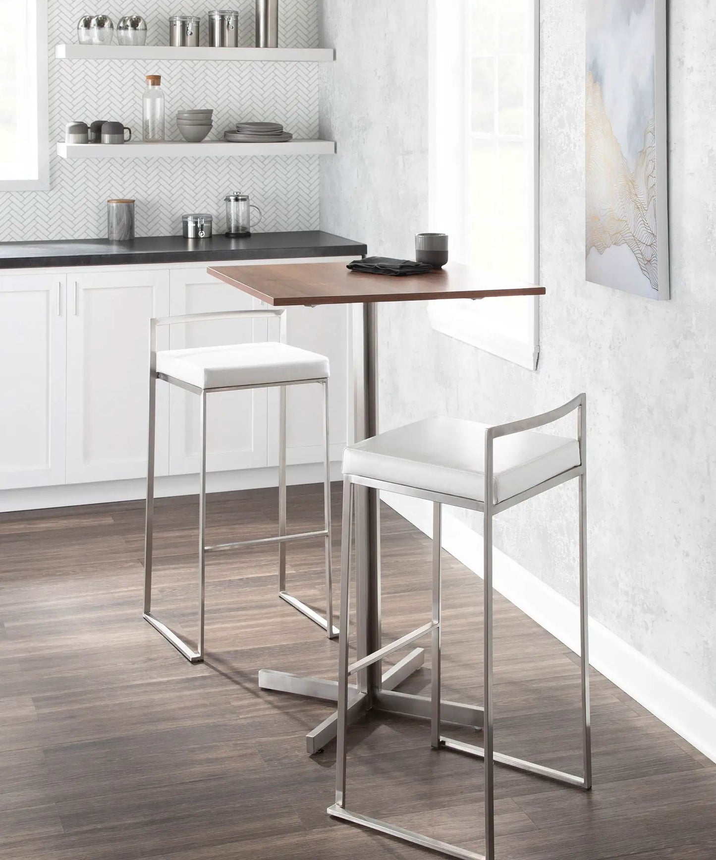 Fuji Contemporary and Stackable Barstool