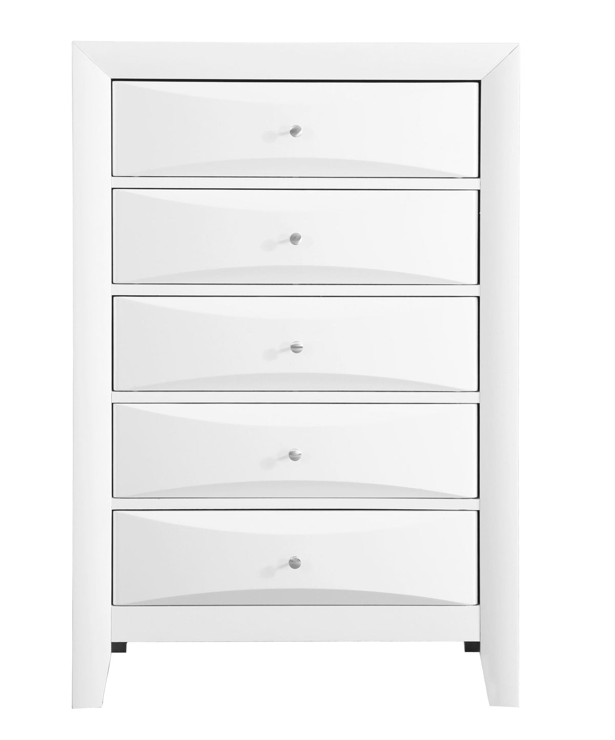 Accent Chest with Molded Resin Drawers white glossy finish by HouseOfZazla on Tampa Home & Garden Store