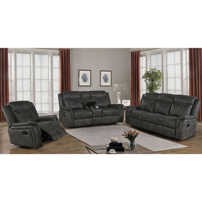 Franklin Manual Reclining Loveseat and Console