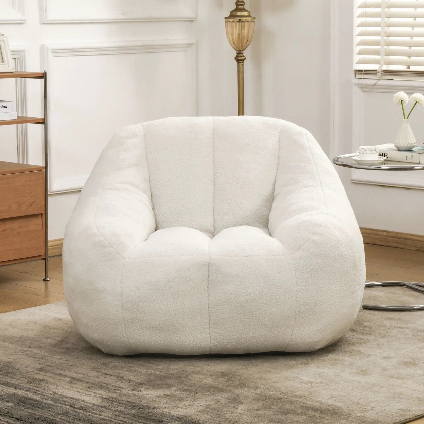 Comfy Bean Bag Chair with Memory Foam Filler