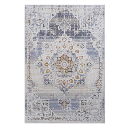 Payas Collection 5.3x7.6 cream rug, stain-resistant, HouseOfZazla on Tampa Home & Garden Store