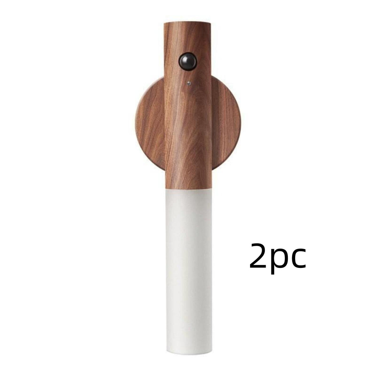 Rechargeable Motion Sensor Night Light – Magnetic Wooden Wall Lamp wood 2pc UpTrend Deals on Tampa Home & Garden Store