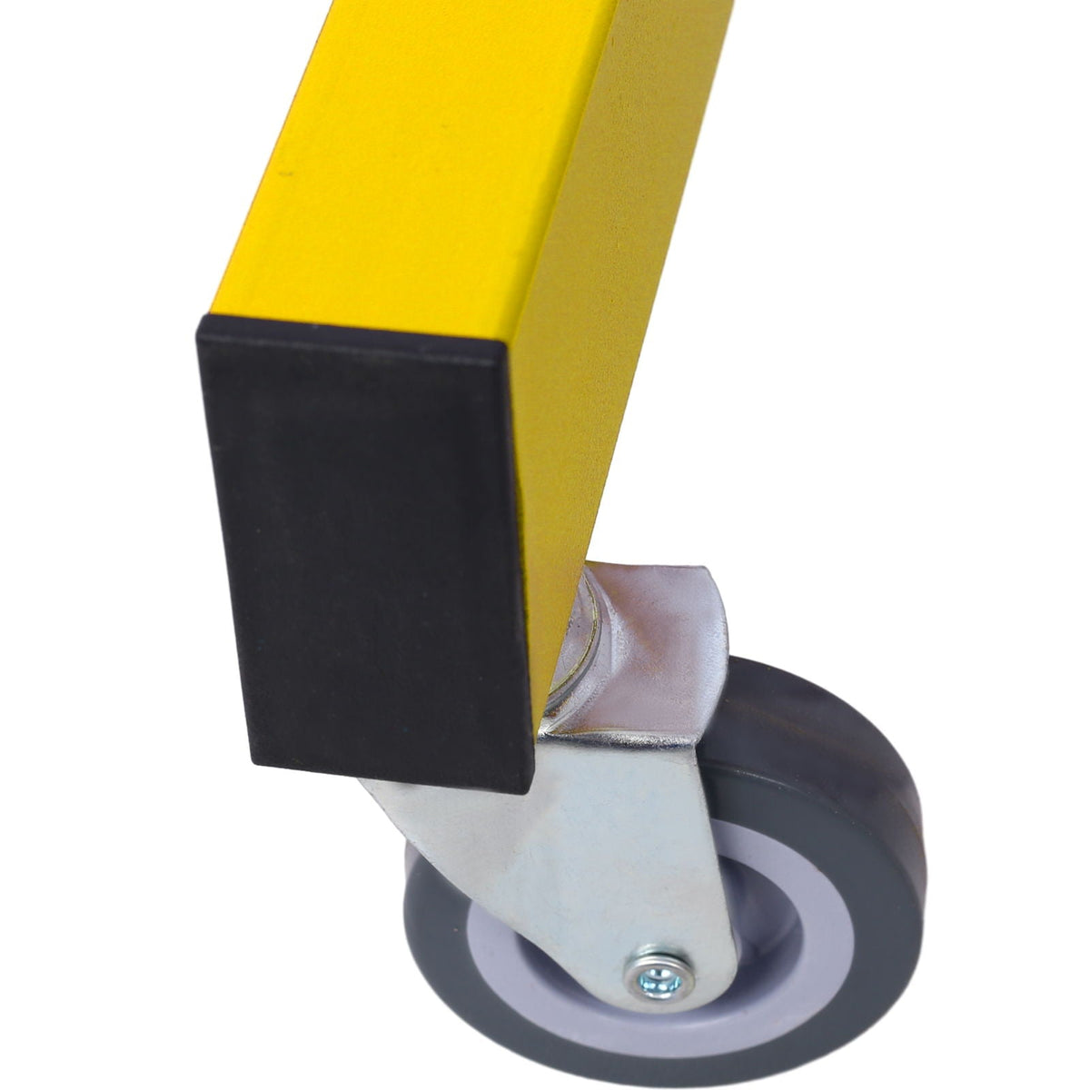 HouseOfZazla adjustable tear down work table wheel caster with yellow arm and black end cap on Tampa Home & Garden Store