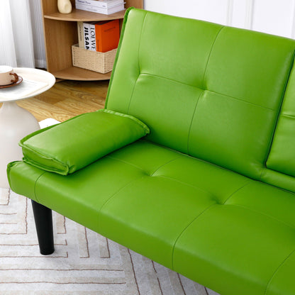 Compact Foldable Sofa Bed and Cup Holder
