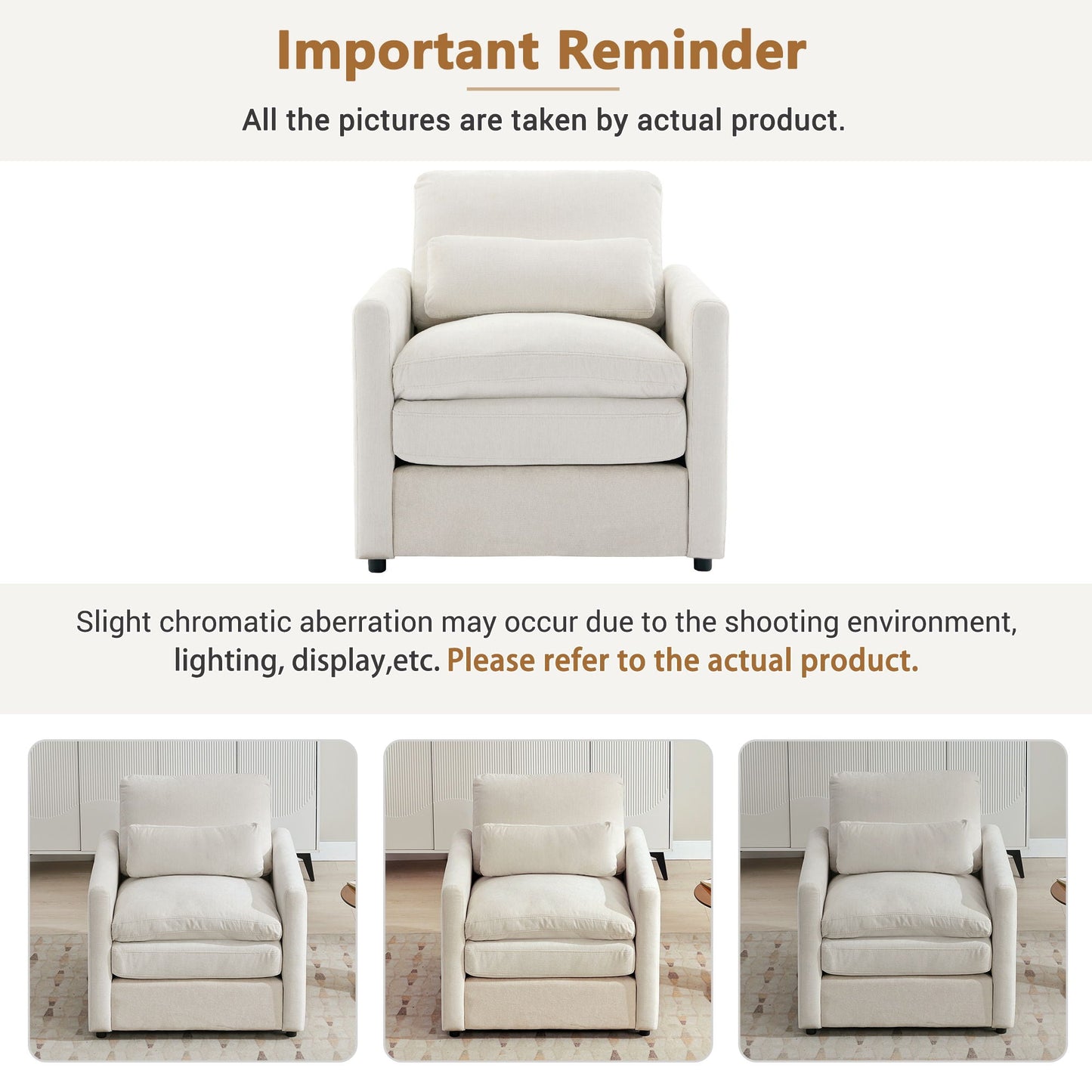 Cozy Upholstered Sofa Chair And Living Room Set