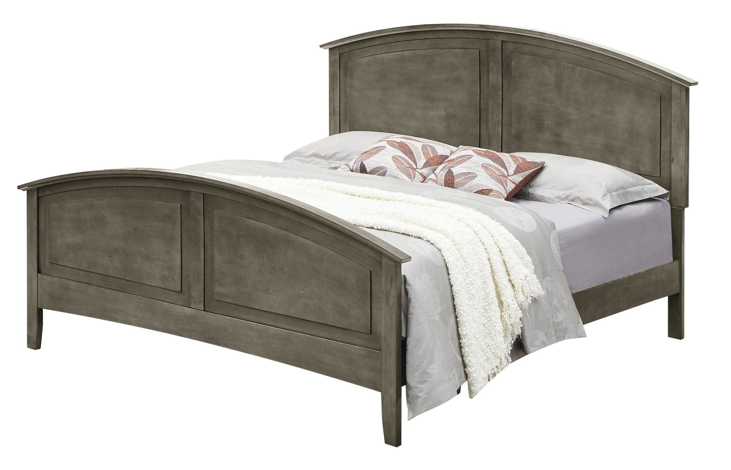 Modern Farmhouse Arch Bed With Real Veneers