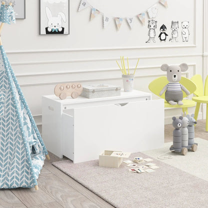 Toy Storage Organizer Rolling Drawer Chest White