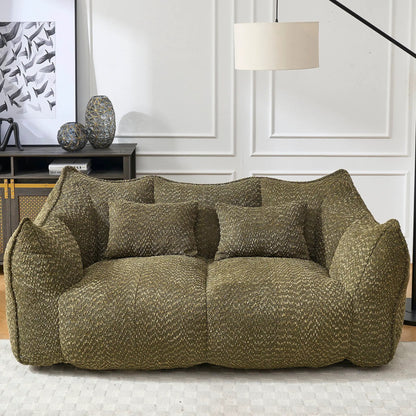 Comfortable Dual Beanbag Chair and Foam Core