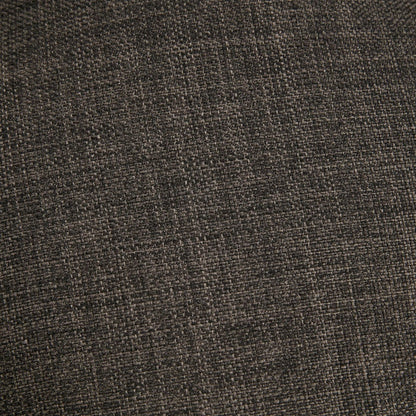 Armchair dark charcoal woven fabric close-up with textured upholstery on Tampa Home & Garden Store