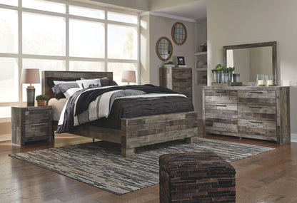 Derekson Panel Bedroom Set with Butcher Block