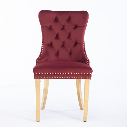 Nikki Modern Tufted Dining Chair Set of 2