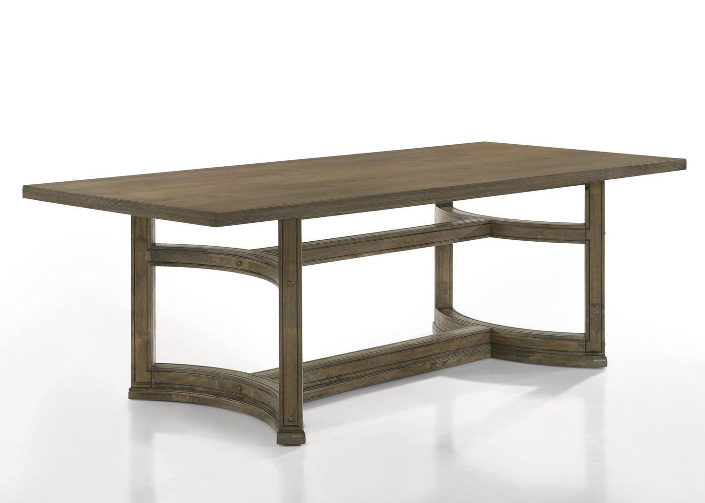 Parfield weathered oak dining table with rectangular top and sturdy rustic legs on Tampa Home & Garden Store