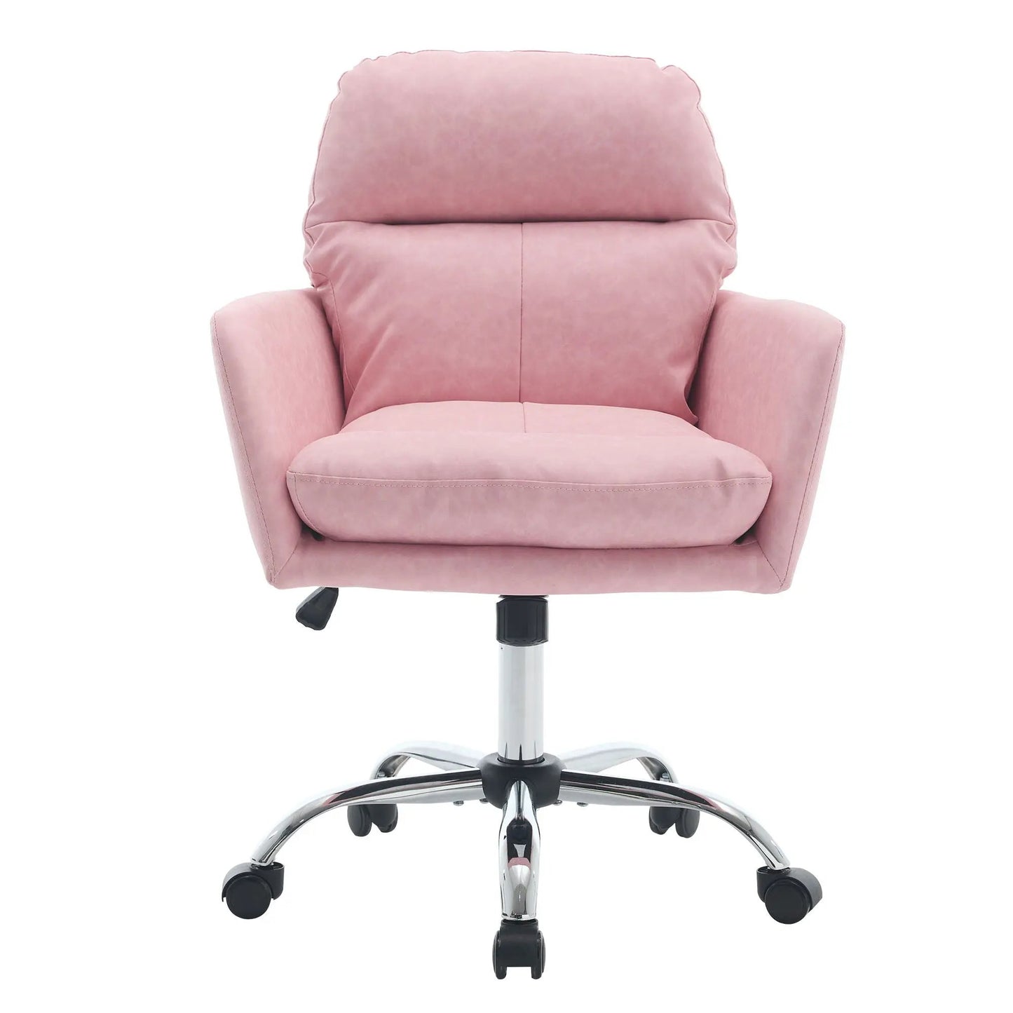 Office chair with adjustable height, pink faux leather upholstery, Unique Piece Furniture on Tampa Home & Garden Store