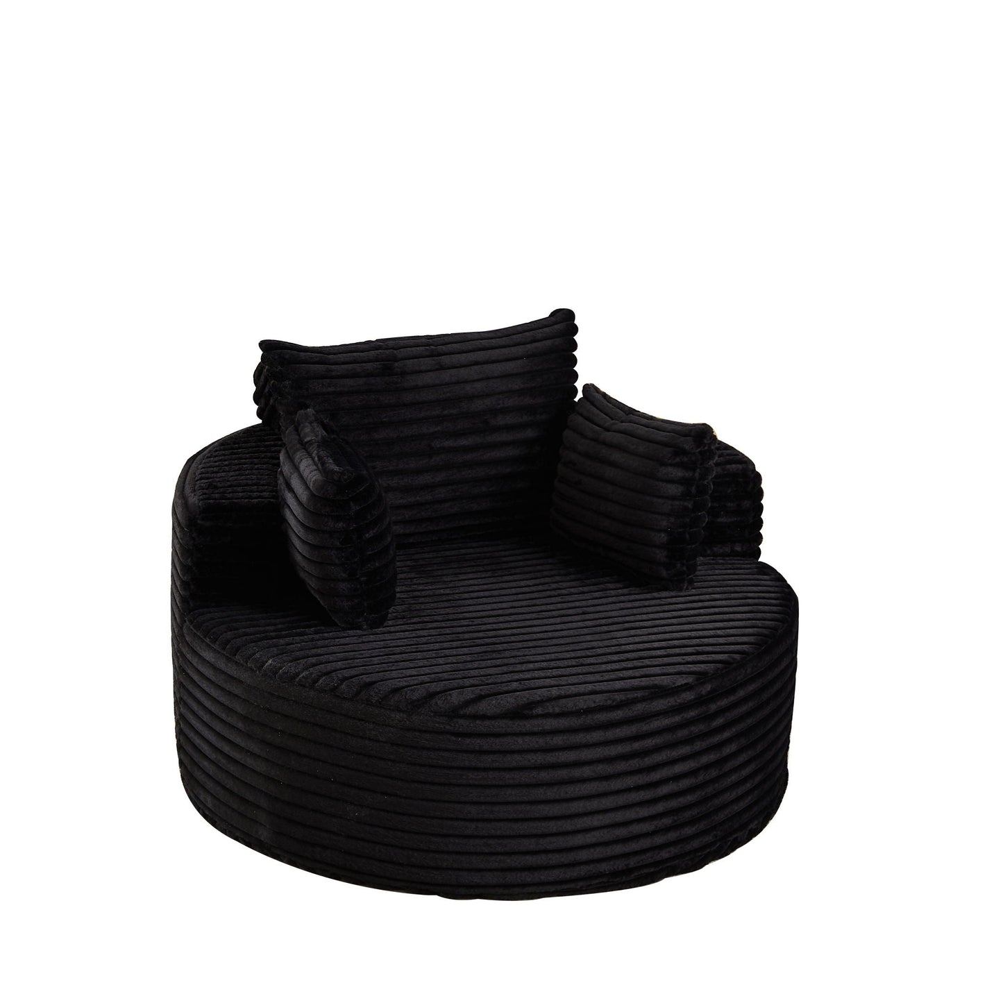 Modern single sofa with a backrest pillow